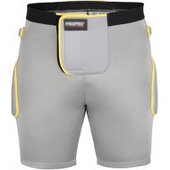 Q-FFL Adults Hip Protection Pads, Padded Shorts, Lightweight and Breathable Protective Gear for Snowboard Ski Ice Skating Skateboard (Color : Gray, Size : X-Large)