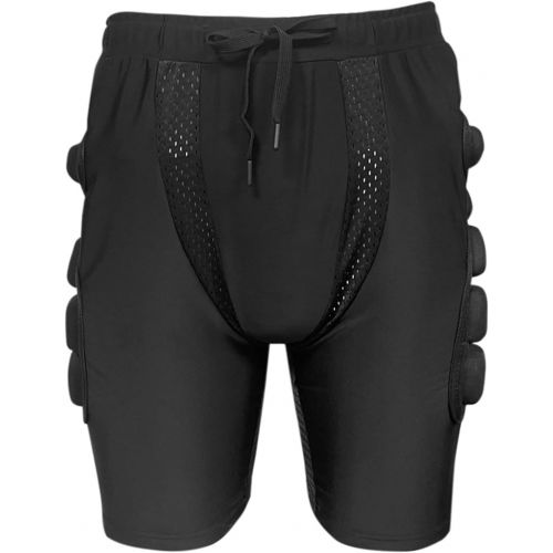  Q-FFL Padded Shorts, Breathable Protective Gear, Hip Protection Pads, Skating Impact Pad for Cycling Outdoor Activities (Size : Small)