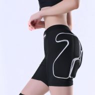 Q-FFL Hip Butt Tailbone Protection Gear, Breathable Protective Padded Shorts, Skating Impact Pad for Skiing Snowboard (Size : Large)