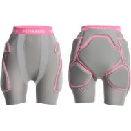 Q-FFL Women Hip Protector Short Pants, EVA 3D Padded Shorts, Tailbone Hip Butt Pad for Inline Skating, Skateboarding (Size : Medium)