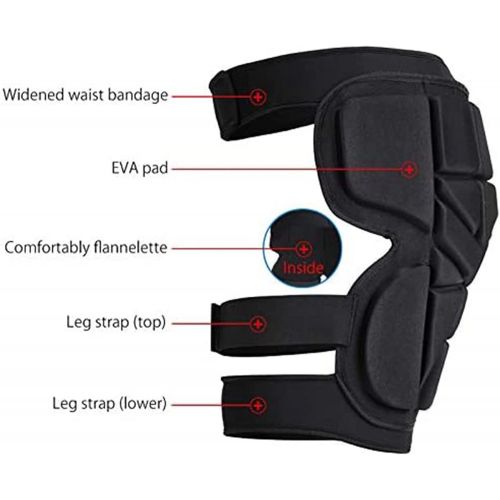  Q-FFL Tailbone Hip Butt Pad, Skating Impact Pad, Breathable Protective Gear for Men Women Skating Cycling Outdoor Activities (Size : Medium)