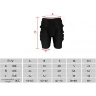 Q-FFL Roller Skating Anti-Fall Hip Protection Pants, Breathable Skating Impact Pad, Tailbone Protective Gear for Snowboarding (Size : Small)