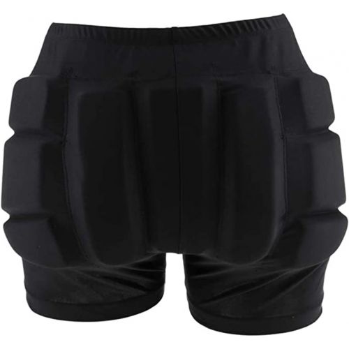  Q-FFL EVA 3D Padded Shorts, Breathable Tailbone Hip Butt Pad, Skating Impact Pad, Protective Gear for Teenagers (Size : Medium)