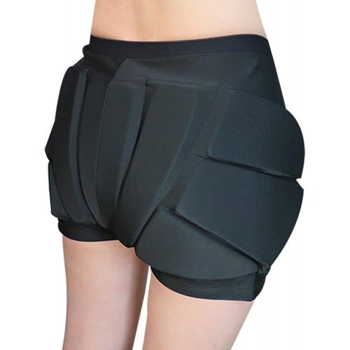  Q-FFL EVA 3D Padded Shorts, Breathable Tailbone Hip Butt Pad, Skating Impact Pad, Protective Gear for Teenagers (Size : Medium)