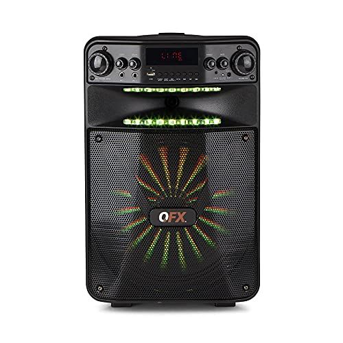  QFX PBX-1210 Smart App Controlled Party Sound System with Light Effects