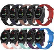 [아마존베스트]QGHXO Band for Garmin VivoActive 3, Soft Silicone Replacement Watch Band for Garmin VivoActive 3 / Garmin Vivoactive 3 Music/Garmin Forerunner 645 Music (No Tracker, Replacement Ba