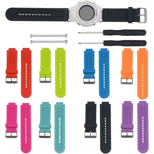  QGHXO Band for Garmin Approach S2 / S4, Soft Silicone Replacement Watch Band Strap for Garmin Approach S2 / S4