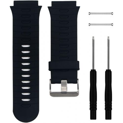  QGHXO Band for Garmin Forerunner 920XT, Soft Silicone Replacement Watch Band Strap for Garmin Forerunner 920XT