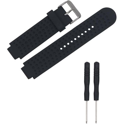  QGHXO Band for Garmin Forerunner 25, Soft Silicone Replacement Watch Band Strap for Garmin Forerunner 25