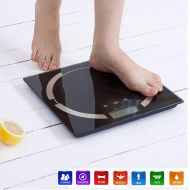 ☜☞Electronic Scales,QGhead New Digital Body Fat Scale Scales,Digital Precision Scale Platform Home Use Health with Temperature Sensor and Tare Function, Portable Scale for Travel