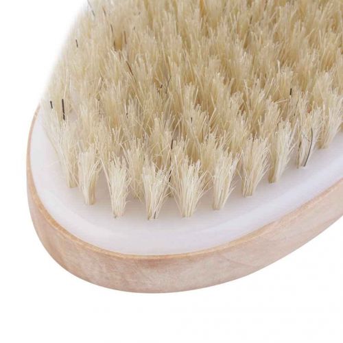  QHGstore Qhgstore Natural Bristle Dry Skin Body Brush Remove Dead Skin and toxins Cellulite Treatment Exfoliates Stimulates Blood Circulation Promote Healthy Glowing Skin