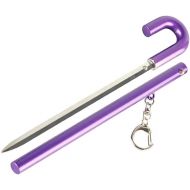 QHWJ Gift Props Sword Prop Keychain Toy Anime Ninja Knife Weapon Prop Katana Toys Model Keyring, for ONE Piece Brook, Katana Samurai Sword Prop Key Chain, 22 cm