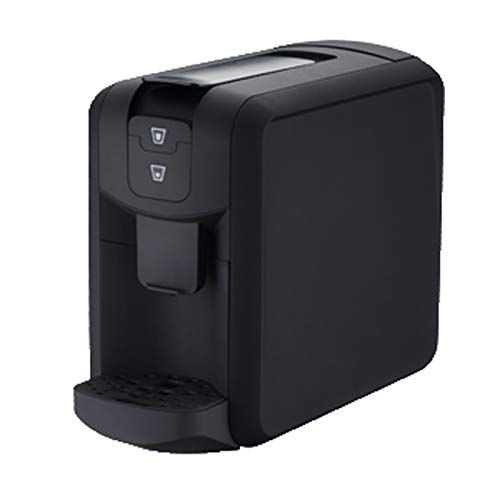  QIAOLI Coffee Maker Smart Touch Capsule Coffee Machine Home Office Button Fully Automatic Coffee Maker Small Espresso With Automatic Descaling Coffee Machine (Color : Black)