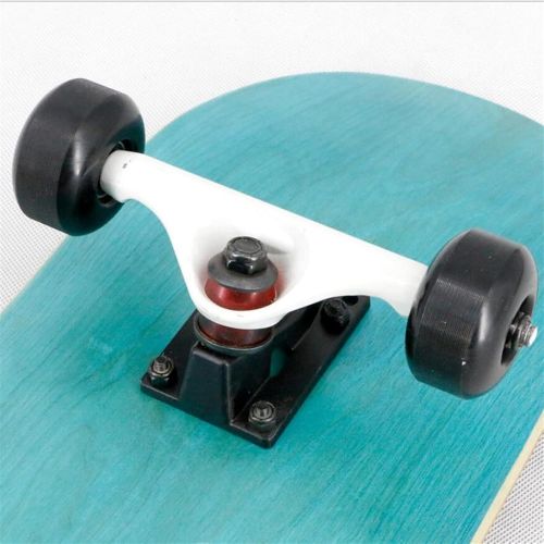  QIAOLI Skateboards for Beginners Four-Wheel Double Maple Deck Long Board Professional Skate Board with Skateboard Metal Bracket Scooter (Color : Red)