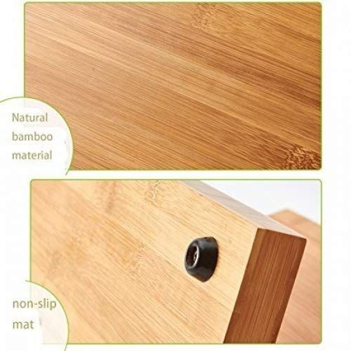  QIKEBamboo Magnetic Knife Block Stand Holder Strong magnetic Compatible with all size knife