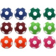 QIMEI Sunfung Table Soccer Foosballs Replacement Balls Mini Multicolor 36mm Official Foosball 12 Pack