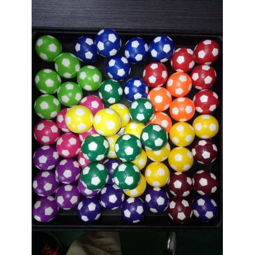  QIMEI Sunfung Table Soccer Foosballs Replacement Balls Mini Multicolor 36mm Official Foosball 12 Pack