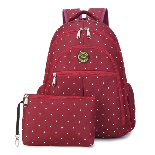  QIMIAOBABY Diaper Bag Smart Organizer Waterproof Travel Diaper Backpack Handbag with...