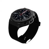 QINGYI qingyi Smart Phone Watch H2, 1.4 inch AMOLED Display, MTK6580 Quad core chipset CPU and Android OS, 5.0M HD Camera, Support Nano SIM Card, Wireless WiFi.(Black)