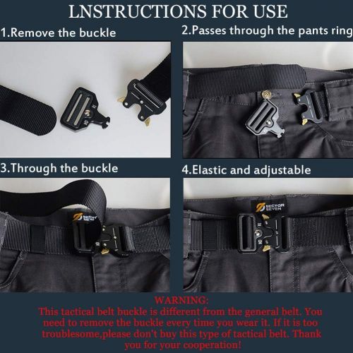  QINGYUN RONGQI 2 Pack Tactical Belt,Military Style Quick Release Belt,1.5 Nylon Riggers Belts for Men,Heavy-Duty Quick-Release Metal Buckle