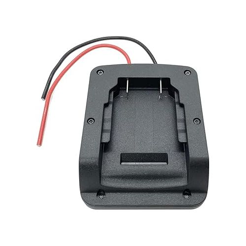  Battery Adapter for Dewalt 18V 20V Max Battery Dock Adapter Power Mount Dock Holder with 12AWG Wires, Battery Converter Connector DIY Power Wheels Adapter RC Toys