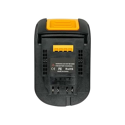  QINIZX Adapter Converter for Milwaukee to Dewalt Battery, Compatible with Milwaukee M18 18V Lithium Battery Convert to Dewalt 18V/ 20V Max XR Lithium-Ion Cordless Power Tool Battery