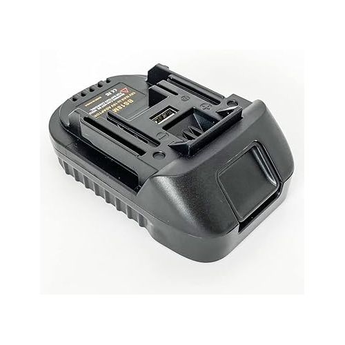  USB Battery Adapter for Makita 18V Lithium-ion LXT Cordless Tool, Convert for Bosch 18V Li-ion BAT609 BAT612 BAT618 Battery to Makita 18V Lithium Ion BL1830 BL1840 BL1850 BL1860 Battery Converter