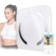 QJHP Bluetooth Body Fat Scale Body Composition Analyze for BMI, Body Fat, Muscle Mass, Water Weight, and...