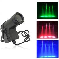 QJR Mini LED Spotlight Stage Strobe Light Remote Control Effect Beam Pinspot Light for Wedding Church DJ Lights Party Black