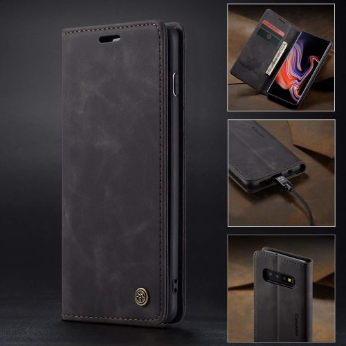  [아마존베스트]QLTYPRI Samsung Galaxy S7 case Vintage PU Leather Wallet Case TPU Bumper [Card Slots] [Hands-Free Kickstand] [Magnetic Closure] Shockproof Flip Folio Case for Samsung Galaxy S7 - B