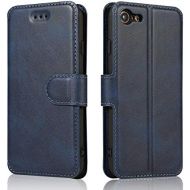 [아마존베스트]QLTYPRI iPhone 6 iPhone 6S Case Premium PU Leather Simple Wallet Case TPU Bumper [Card Slots] [Kickstand] [Magnetic Closure] Shockproof Flip Cover for Apple iPhone 6 iPhone 6S - Bl