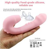 QMZZN Silicone Flexible Vbreate Gentle& Quiet Oral Simulation Massager with 10 Frequency...