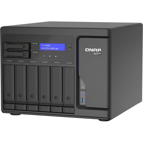  [아마존베스트]QNAP TS-h886 8 Bay Enterprise NAS with Intel Xeon D-1622 CPU and Four 2.5GbE Ports