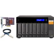 [아마존베스트]QNAP TL-D800S 8 Bay SATA 6Gbps JBOD Storage Enclosure. PCIe SATA Interface Card (QXP-800eS-A1164) Included
