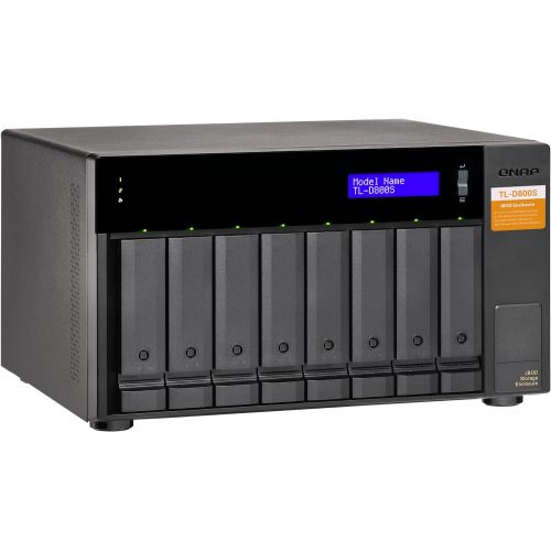  [아마존베스트]QNAP TL-D800S 8 Bay SATA 6Gbps JBOD Storage Enclosure. PCIe SATA Interface Card (QXP-800eS-A1164) Included