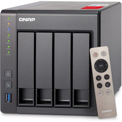  QNAP 2-Bay, 8TB(2x4TB NAS Drive) Intel 2.0GHz Quad-Core CPU (TS-251+-8G-24R-US)