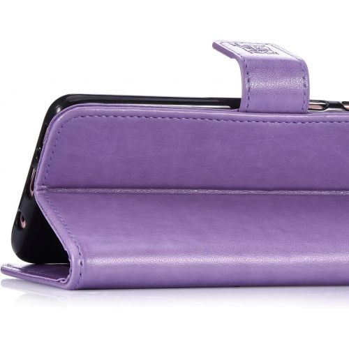  QPOLLY Kompatibel mit OnePlus 7 Huelle Klappbar Ledertasche,Premium PU Leder Handytasche Brieftasche-Stil Magnet Geldboerse Handyhuelle fuer OnePlus 7 mit Kartenhalter Standfunktion,Li