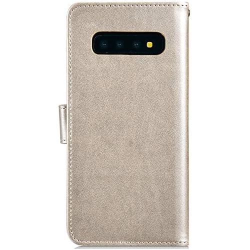  [아마존베스트]Qpolly Leather Case Compatible with Samsung Galaxy S10 Plus