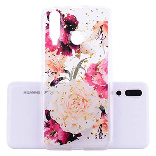  [아마존베스트]Qpolly compatible with Huawei Y7 2019 case bling glitter silicone mobile phone case.