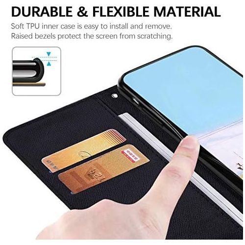  [아마존베스트]QPOLLY Compatible with Huawei P40 Pro Case Leather Wallet Protective Flip Case 3D Shiny Colourful Painted Pattern PU Leather Flip Case Mobile Phone Case for Huawei P40 Pro, Tiger