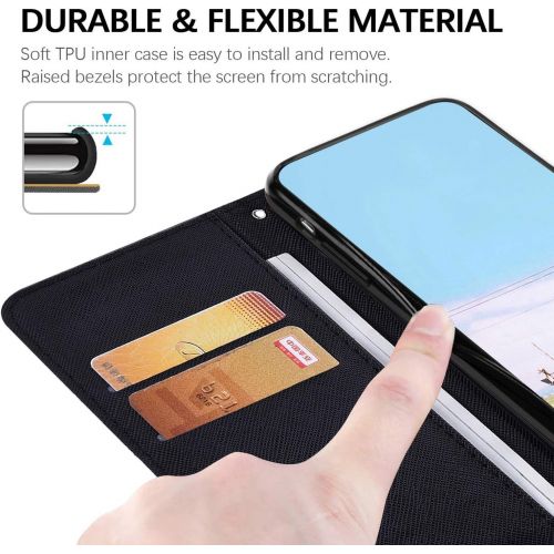  [아마존베스트]QPOLLY Compatible with Xiaomi Redmi Note 9S Case, Redmi Note 9 Pro/9 Pro Max Case Leather Wallet Protective Flip Case, 3D Colourful Painted Pattern PU Leather Flip Case Mobile Phone Case,