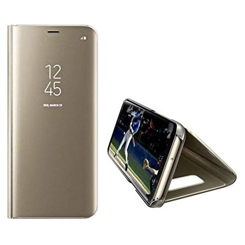  [아마존베스트]QPOLLY Compatible with Galaxy A71 Case PU Leather QPXM02027-DE, Gold