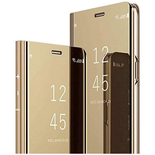  [아마존베스트]QPOLLY Compatible with Galaxy A71 Case PU Leather QPXM02027-DE, Gold