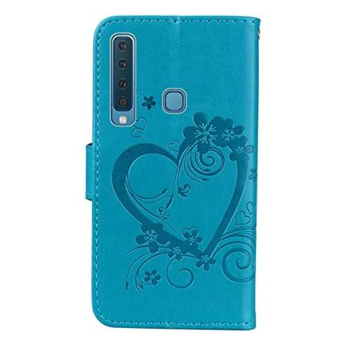  [아마존베스트]Qpolly Compatible with Samsung Galaxy A6 2018 Leather Flip Case