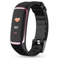QSBY Outdoor Sports Smart Bracelet Blood Pressure Heart Rate Sleep Monitoring Fitness Tracker Business Fashion Leisure Female Male Adult Intelligent Band