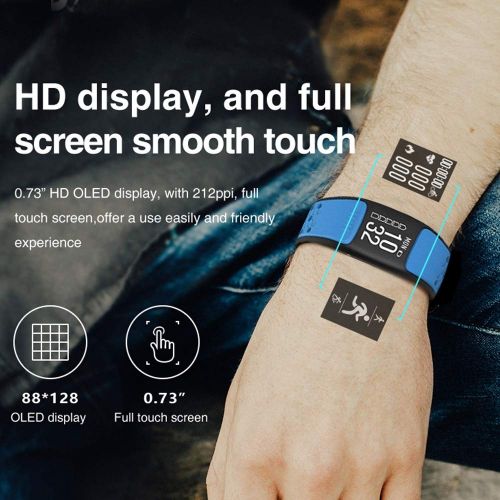  QSBY Message Push Intelligent Bracelet Blood Pressure Heart Rate Sleep Monitoring Fitness Tracker Outdoor Business Women Real-time Male Adult Intelligent Band