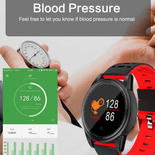  QSBY Remote Camera Smart Bracelet Blood Pressure Heart Rate Sleep Monitor Fitness Tracker Outdoor Sports Casual Fashion Male Female Adult Intelligent Band