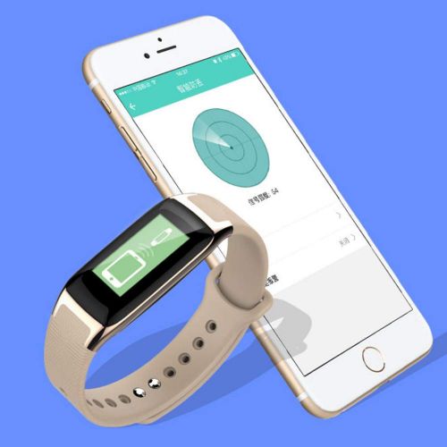  QSBY Color Screen Smart Bracelet Blood Pressure Heart Rate Sleep Monitor Fitness Tracker Business Sports Fashion Female Male Adult Intelligent Band