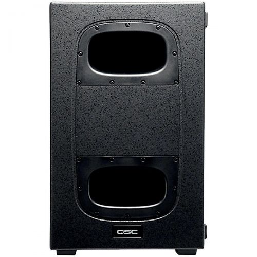  QSC},description:This groundbreaking subwoofer is the world’s first single-box, powered cardioid sub designed for both mobile and installed applications. Powerful and efficient, th