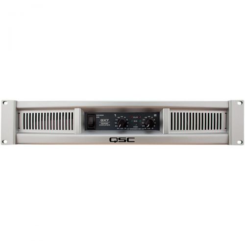  QSC},description:The most powerful of the GX family of QSC power amps, the QSC GX an ideal power amp for professional entertainers who require maximum performance and portability o